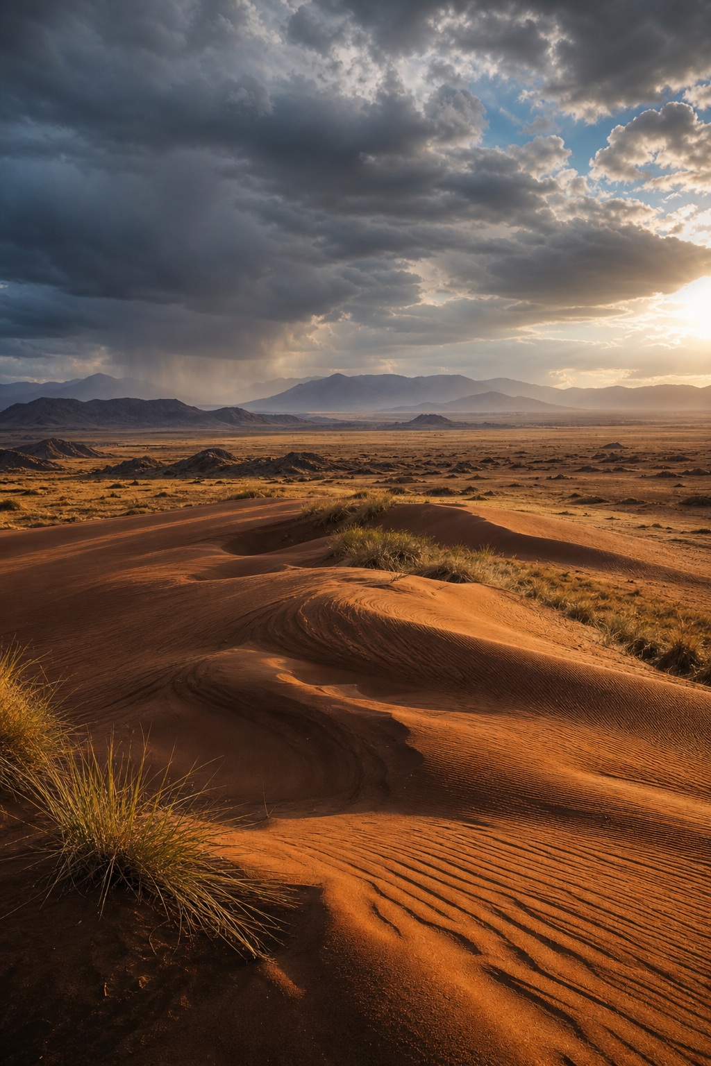 Preview for African Desert Dunes Stock Background
