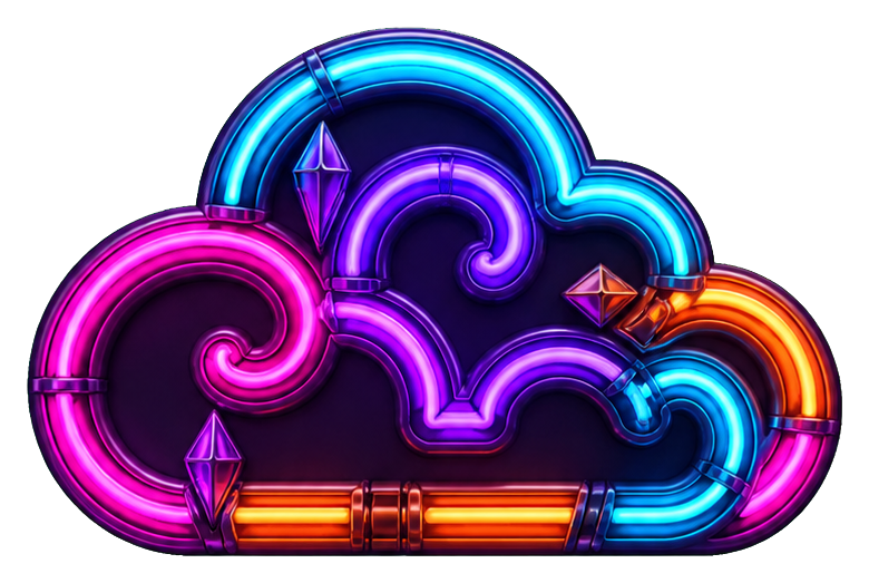 Preview for Neon Tube Cloud Sticker