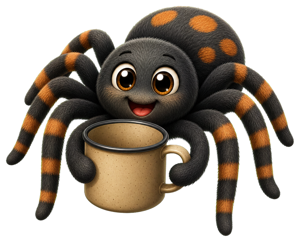 Preview for Spider Camping Mug Sticker