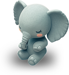 Preview for Grey-plush-elephant-toy-animal-sticker-89bb9