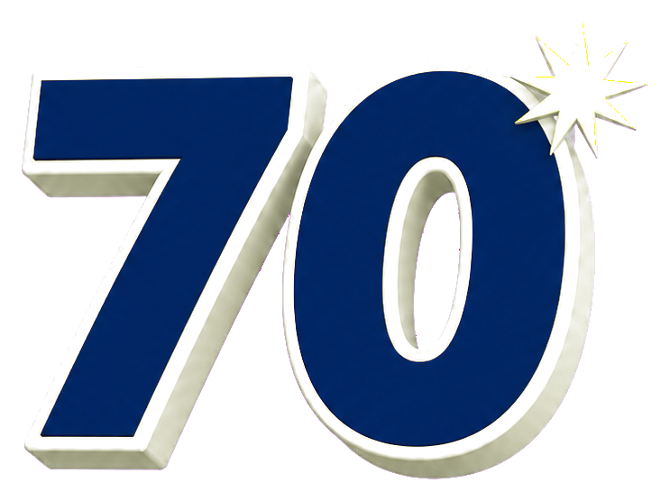 Preview for 70 Starburst Birthday Number Sticker
