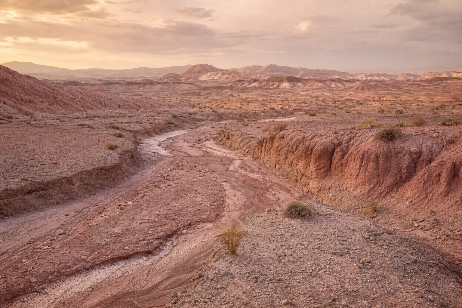 Preview for Desert Clay Landscape Background