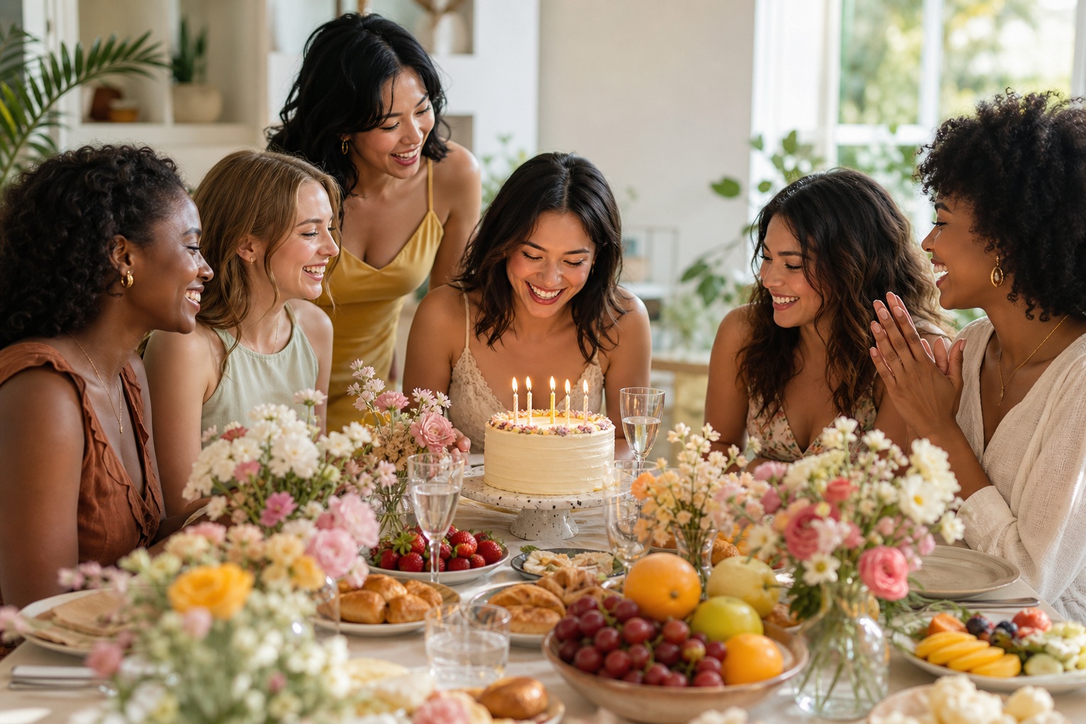 Preview for Birthday Brunch Celebration Stock Background