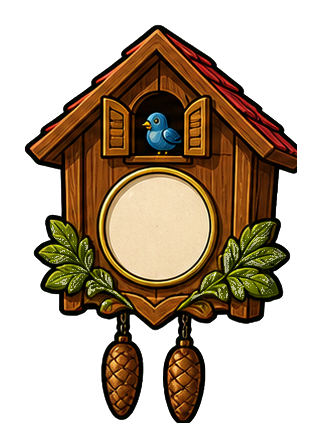 Preview for Blank Cuckoo Clock Sticker