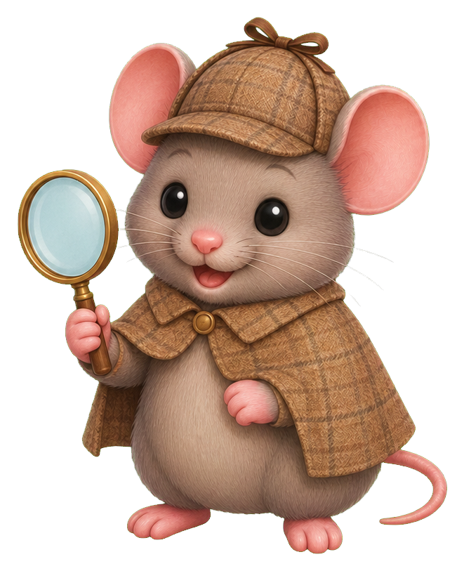 Preview for Mouse Detective Sticker Graphic