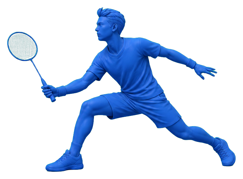 Preview for Clay Lunge Badminton Sticker