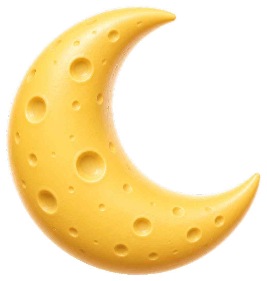 Preview for Crescent Moon Sticker Graphic