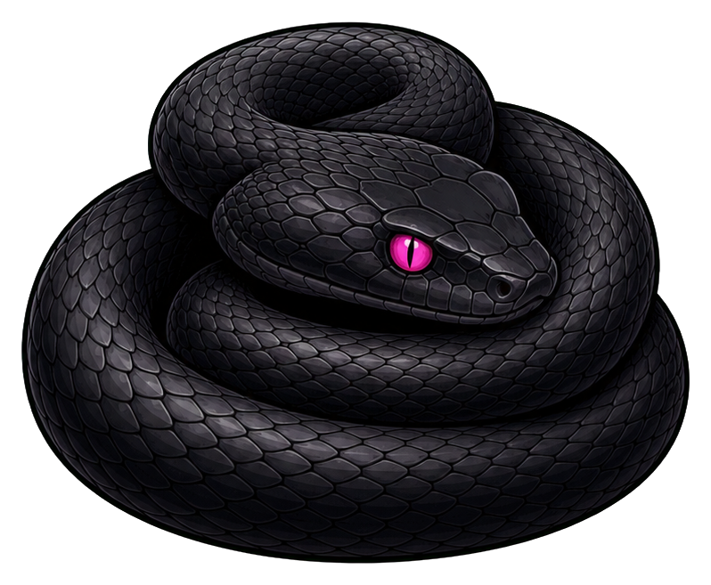 Preview for Pink Eye Snake Sticker