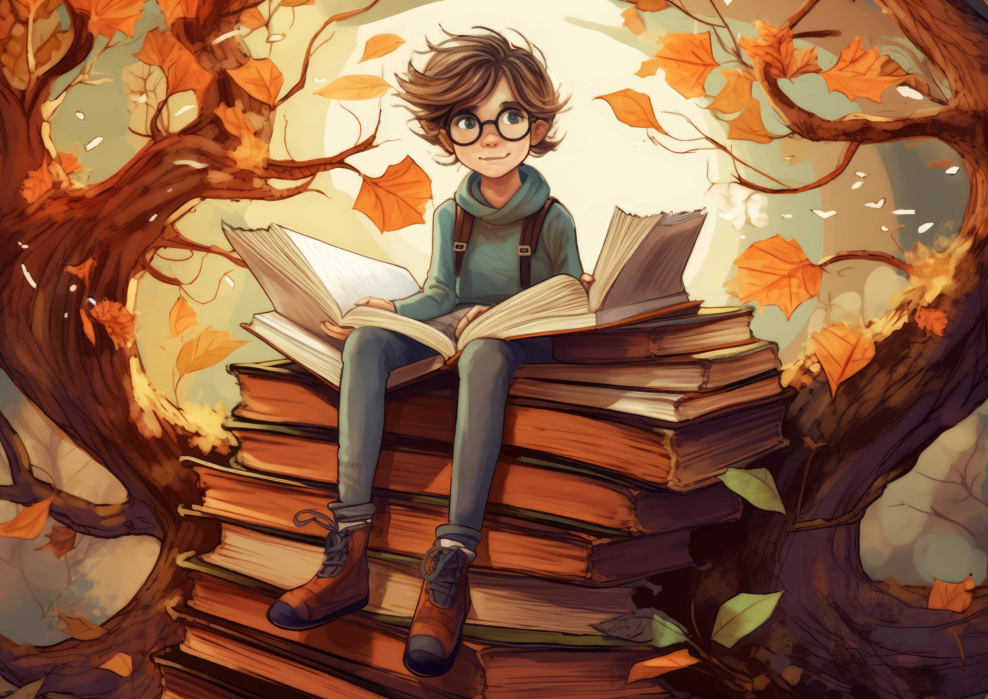 Preview for Autumn-reading-illustration-accessories-background-2a061