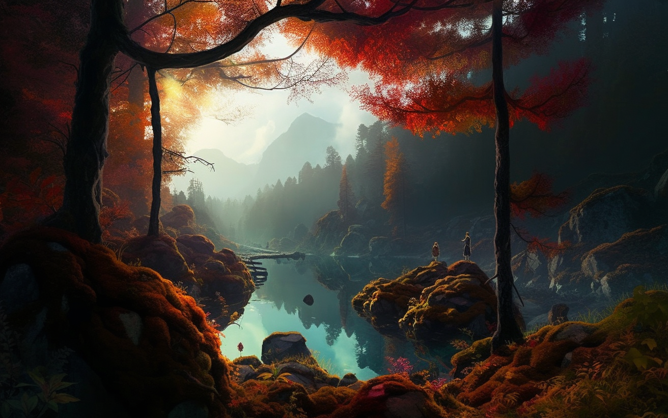 Preview for Mystical-autumn-landscape-ai-images-background-7529d