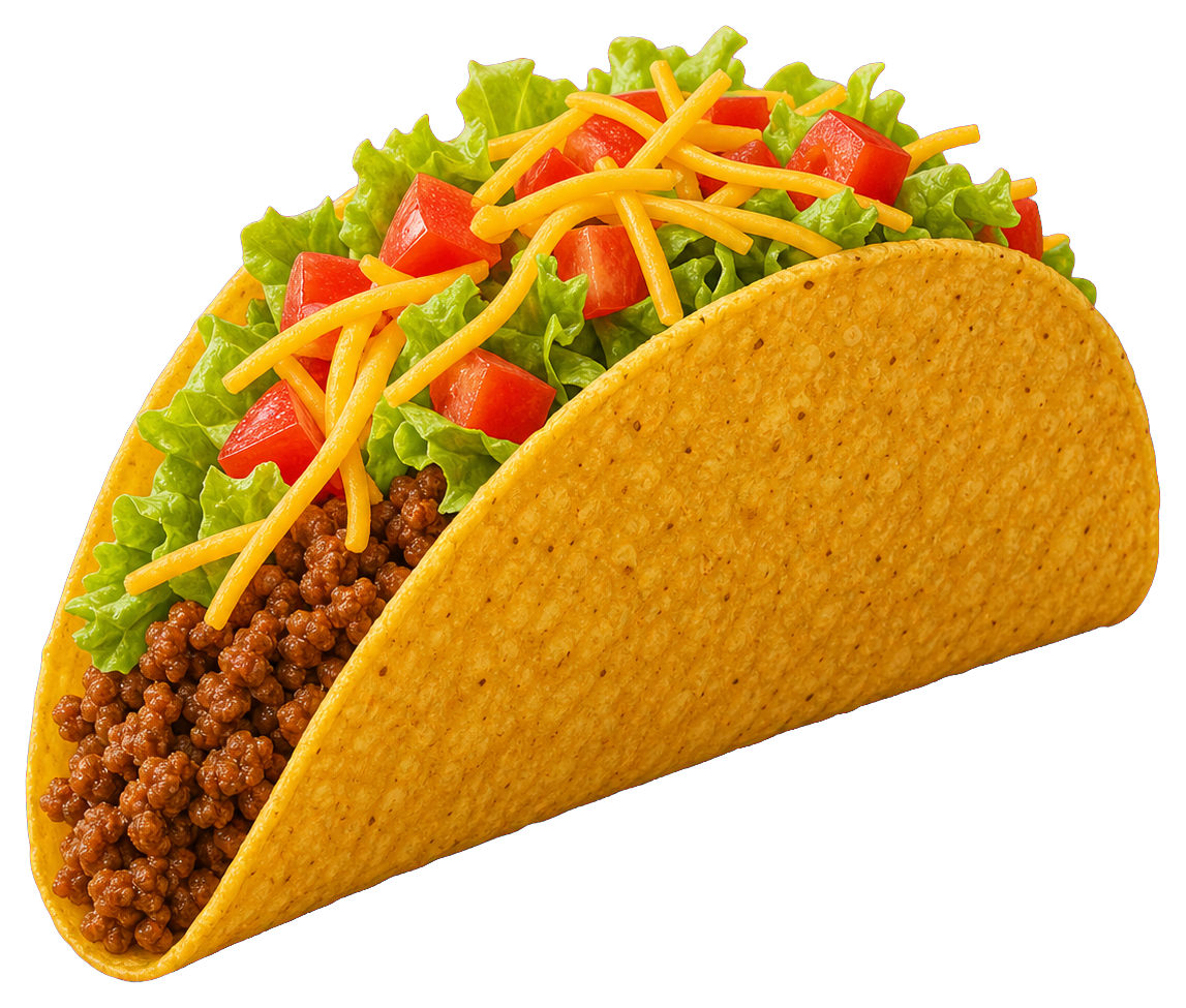 Preview for Cute Taco Sticker Graphic For Pizap Designs