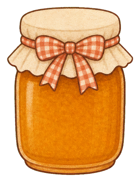 Preview for Amber Summer Honey Jar Sticker