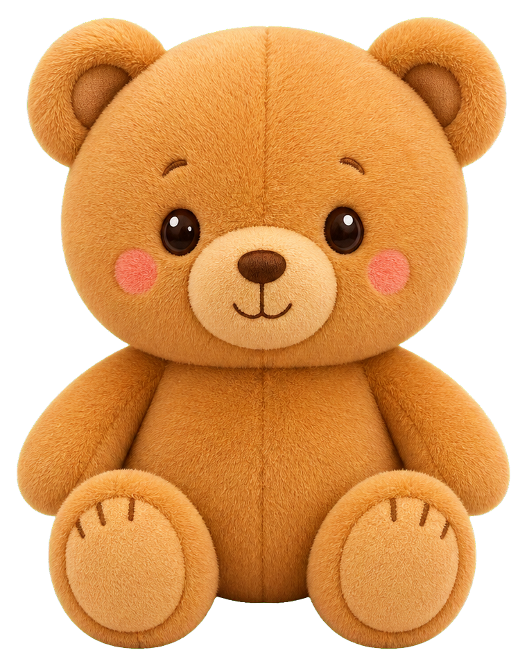 Preview for Kawaii Plush Bear Sticker