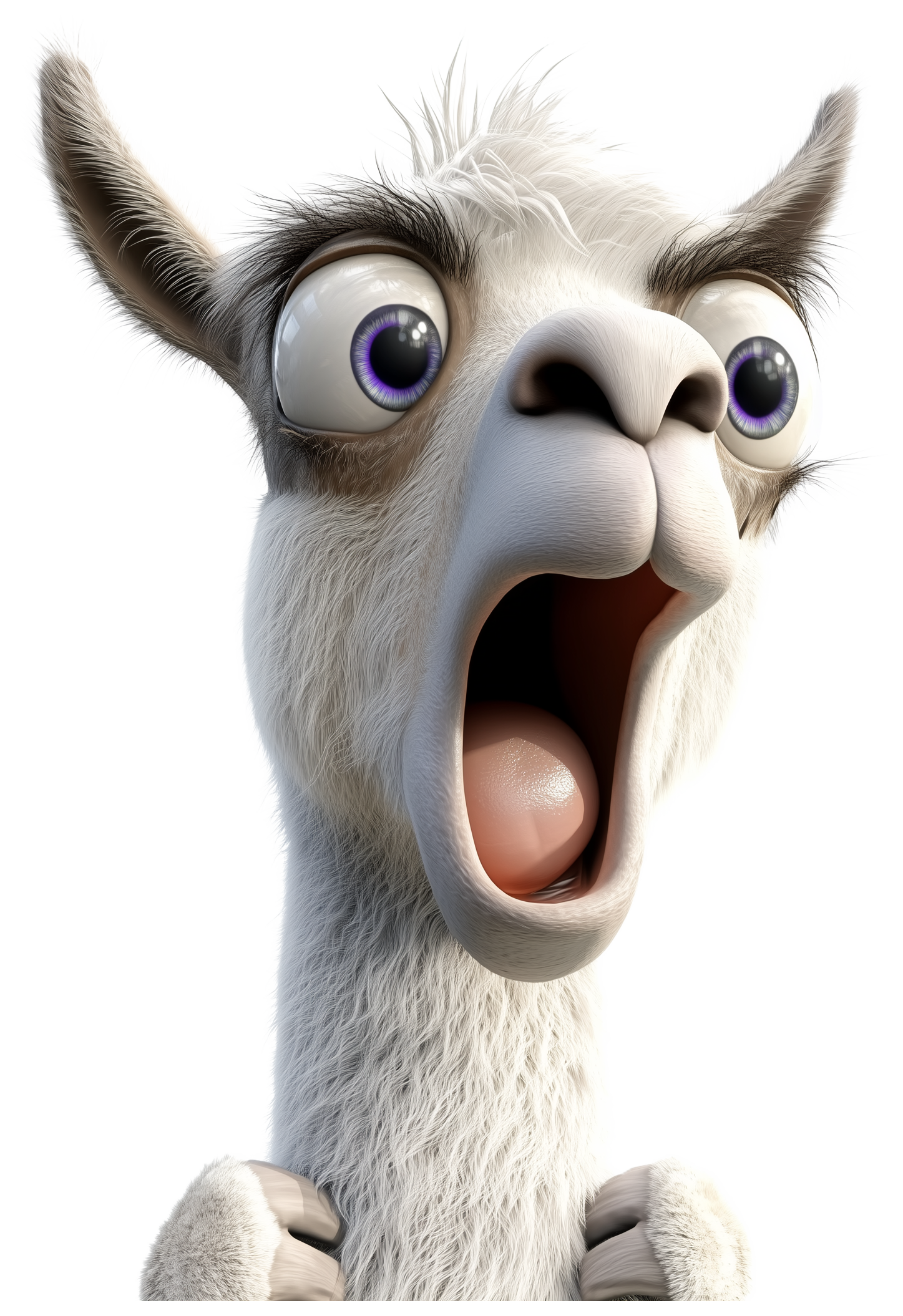 Preview for Llama Emoji Sticker For Fun Designs
