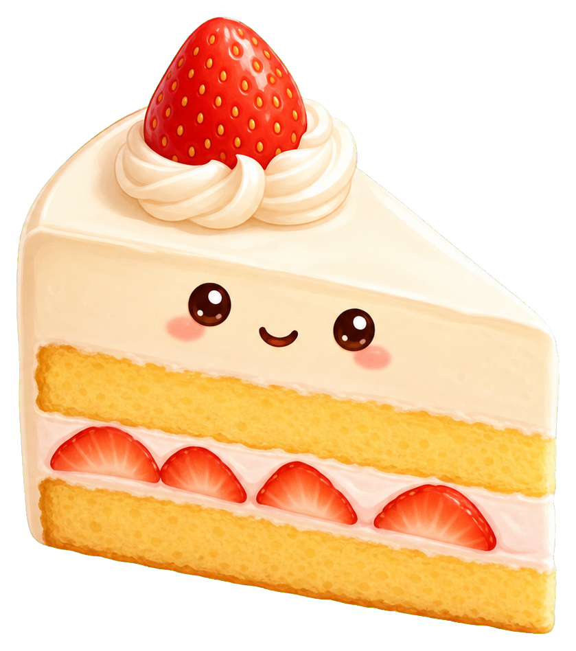 Preview for Kawaii Cake Slice Sticker