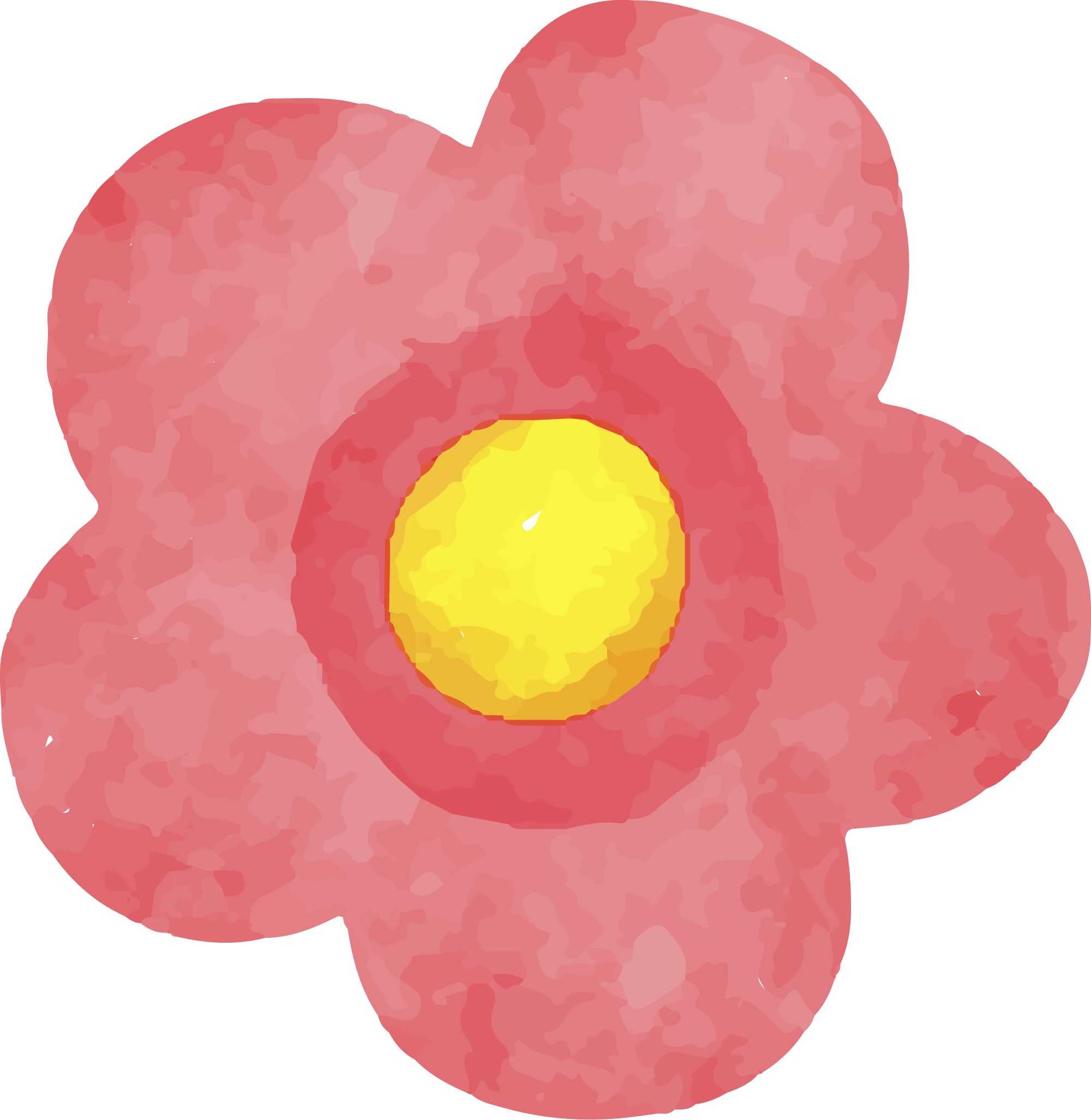 Preview for Pink-flower-illustration-easter-sticker-b6a9d