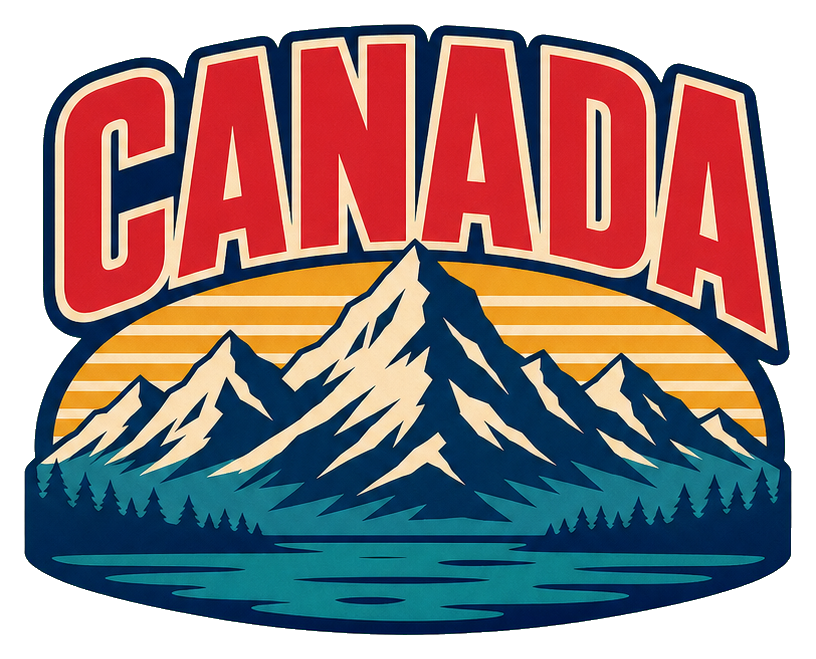 Preview for Canada Mountains Sticker Graphic