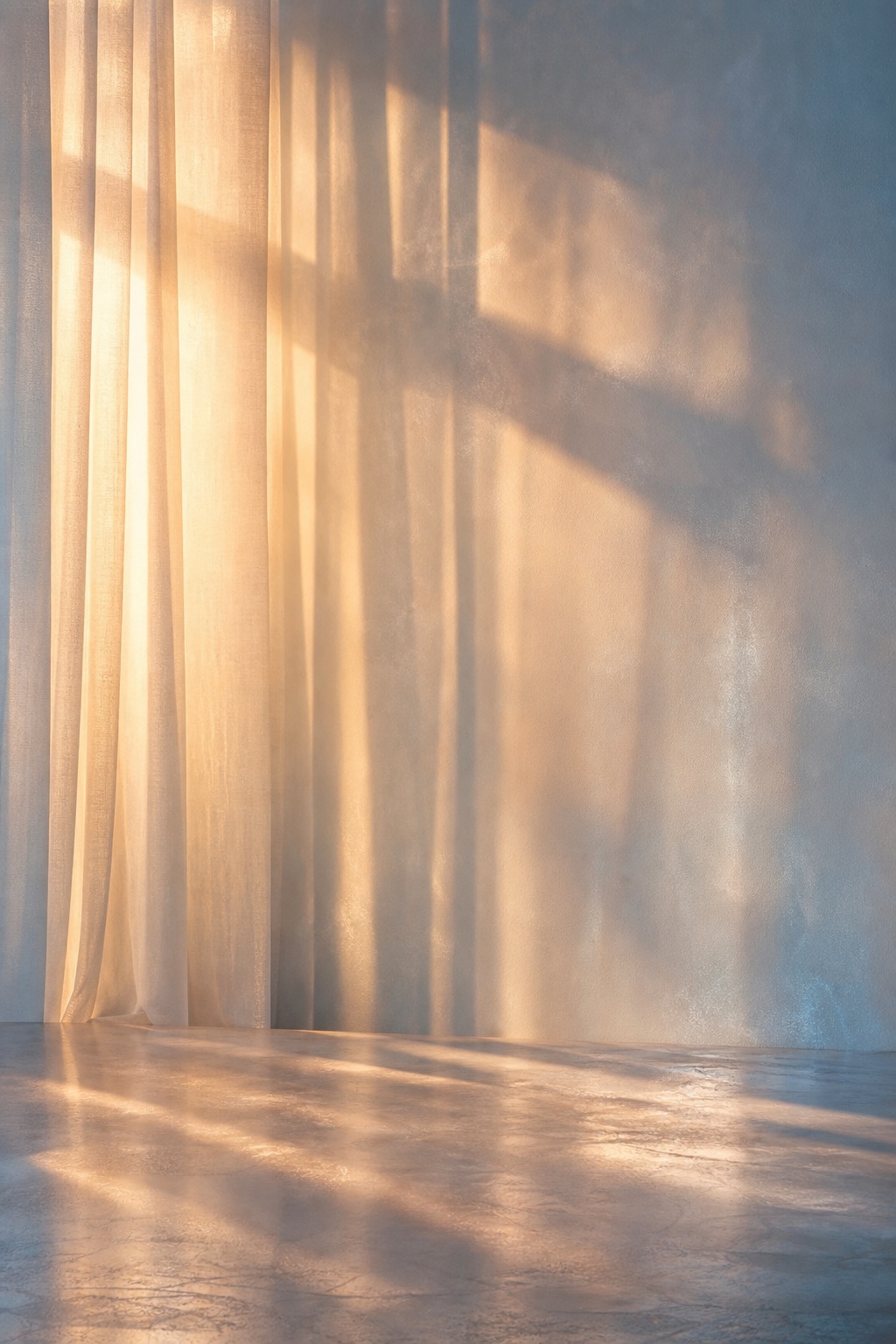 Preview for Sunlit Curtain Shadow Background