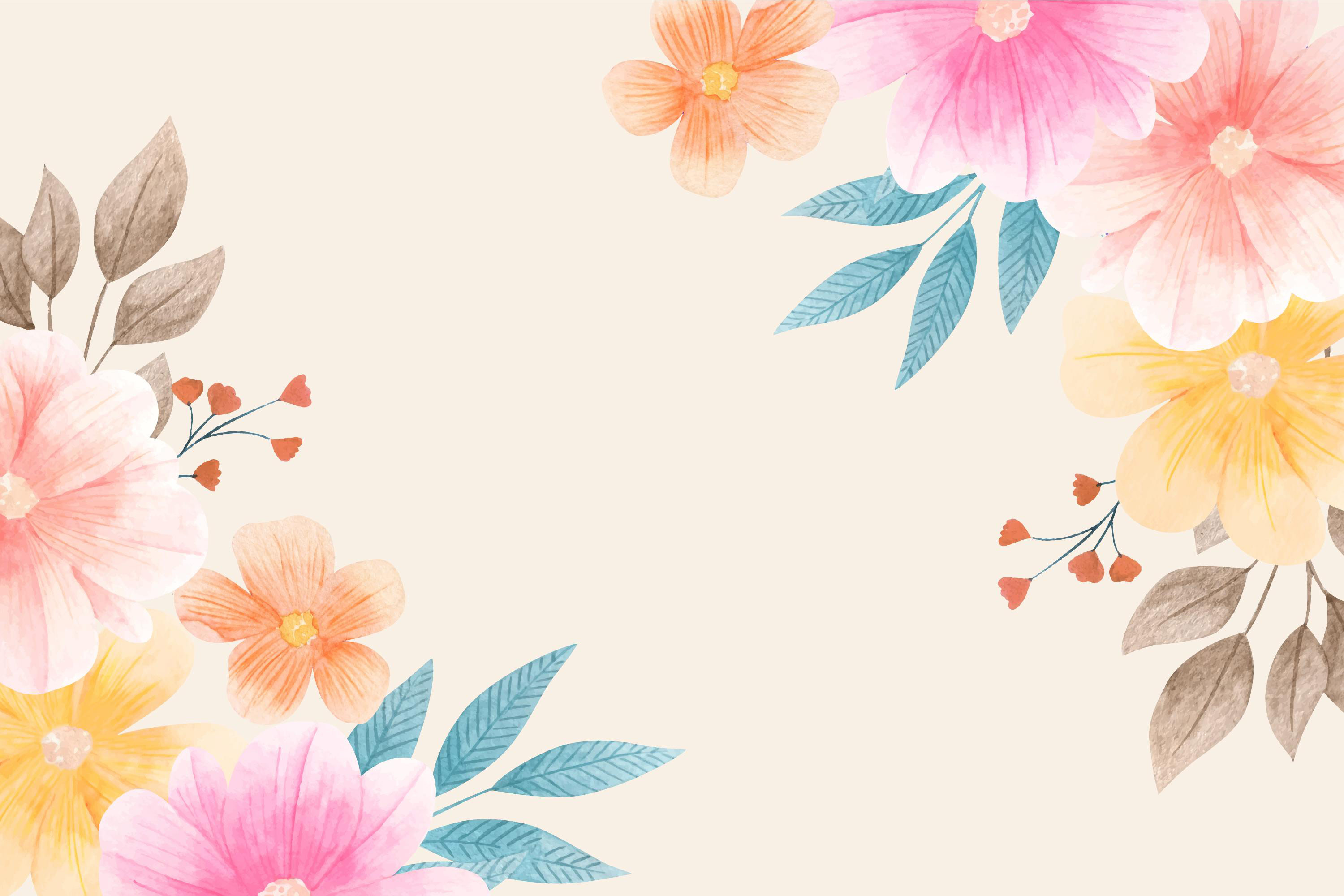 Preview for Pastel-floral-design-pattern-spring-background-d463b