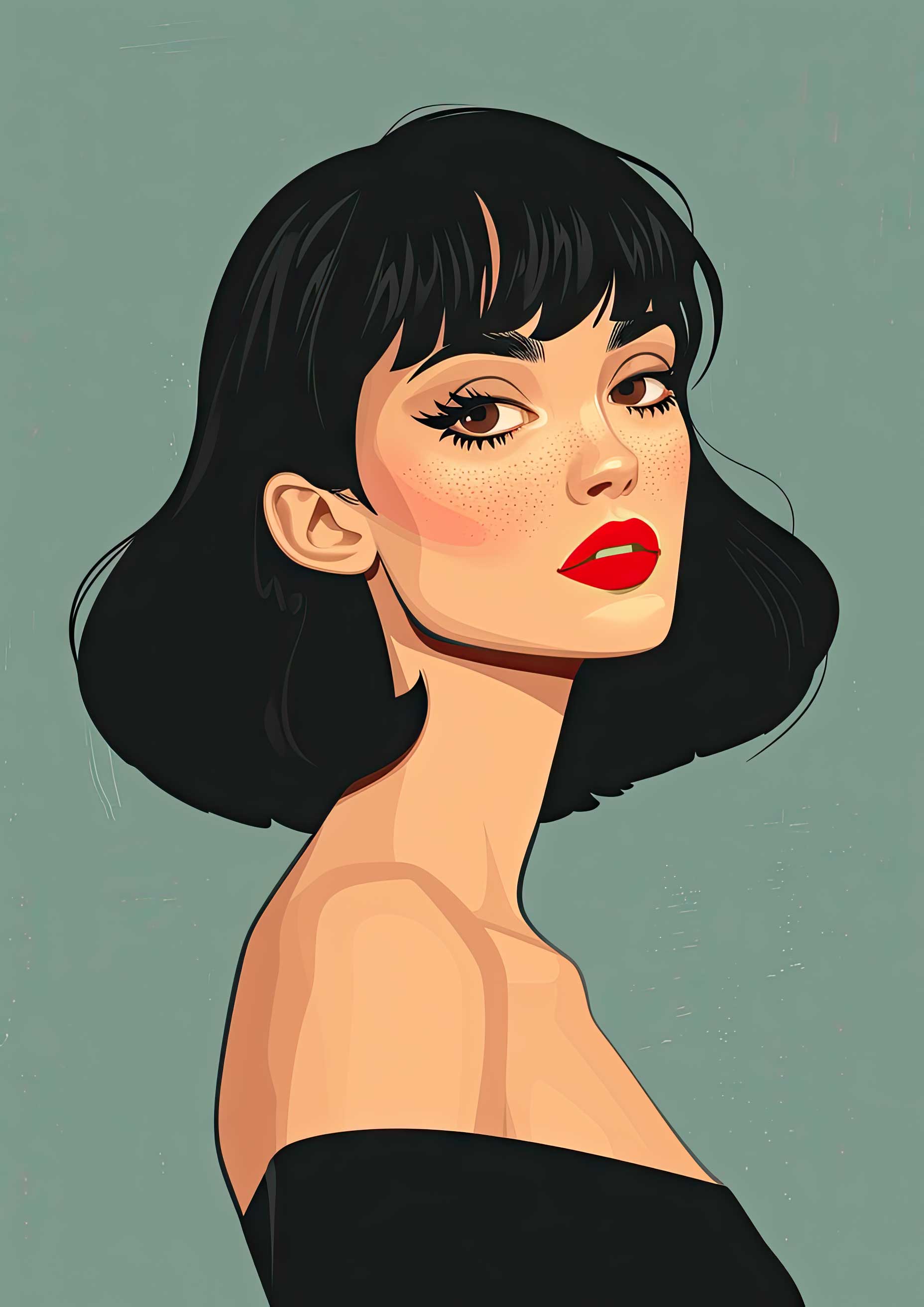 Preview for Modern-portrait-illustration-celebrities-background-01572