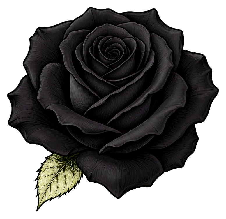 Preview for Black Rose Sticker Graphic