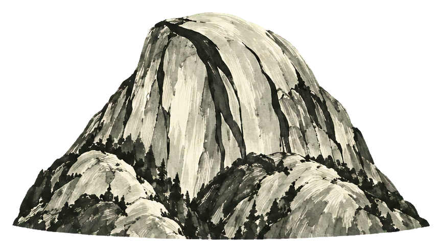 Preview for Ink Wash Mountains Granite Dome
