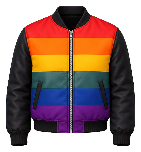 Preview for Rainbow Bomber Jacket Sticker