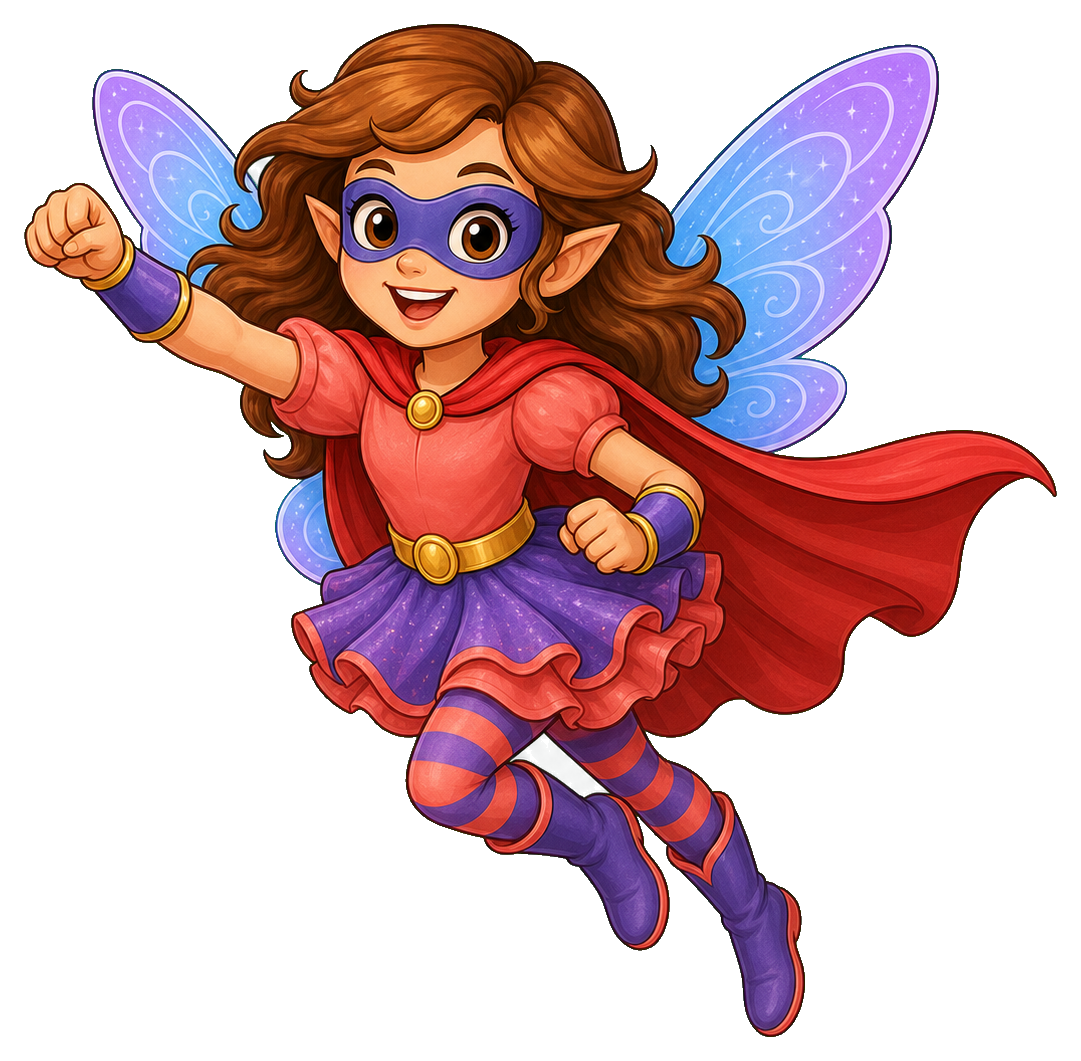 Preview for Superhero Fairy Sticker Graphic