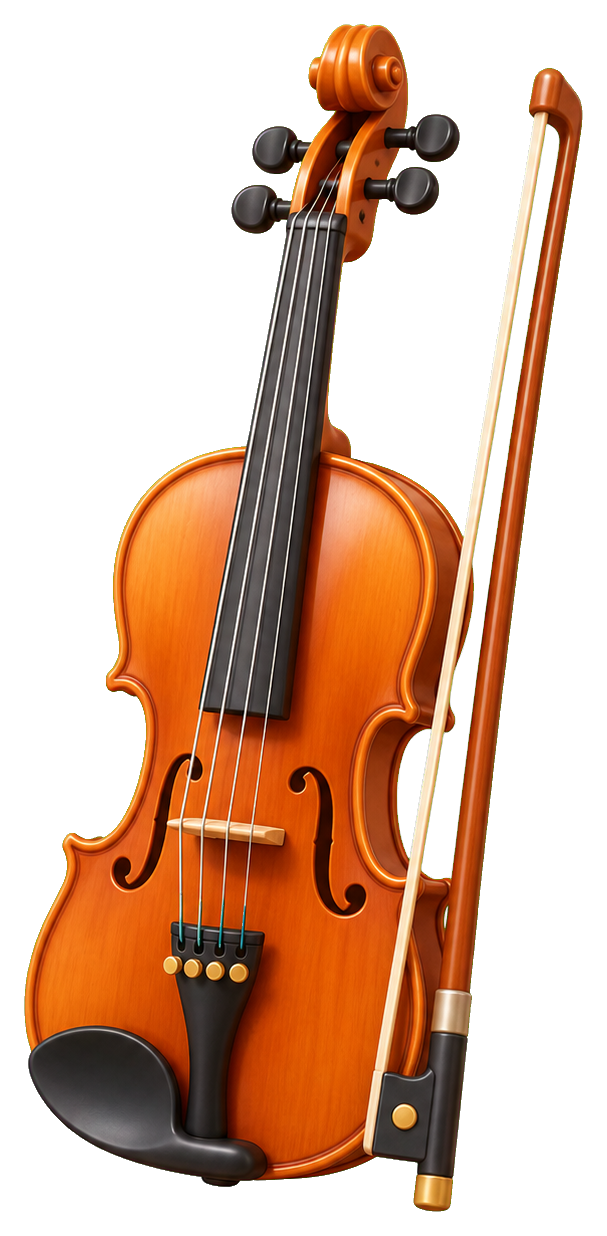 Preview for Violin Sticker For Music Designs