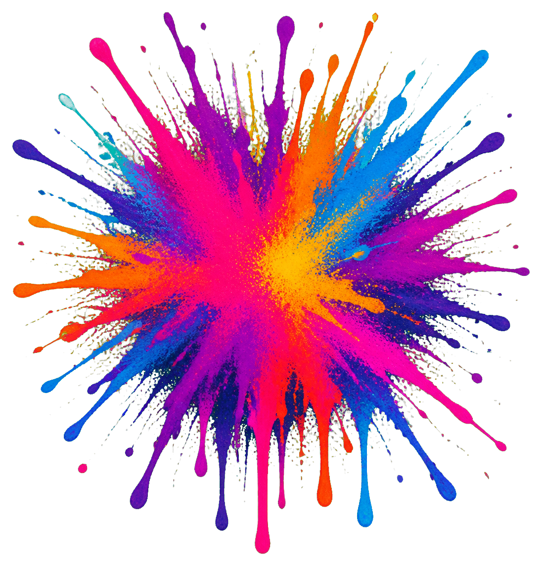 Preview for Spray Paint Burst Sticker Graphic