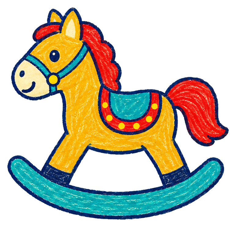 Preview for Crayon Playroom Toys Rocking Horse