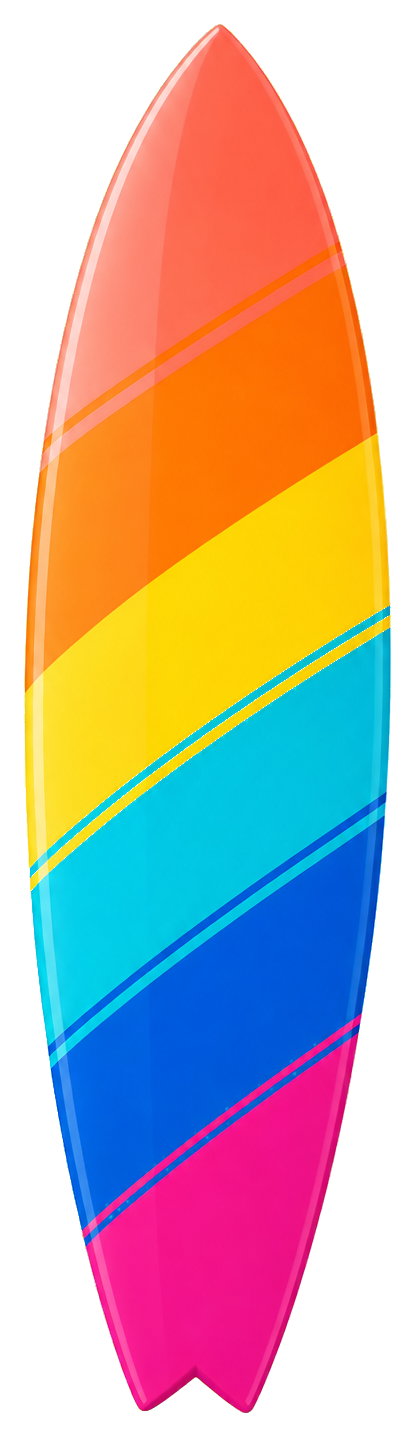 Preview for Surfboard Sticker Graphic For Sports Designs