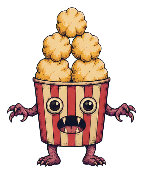 Preview for Popcorn Poltergeist Sticker