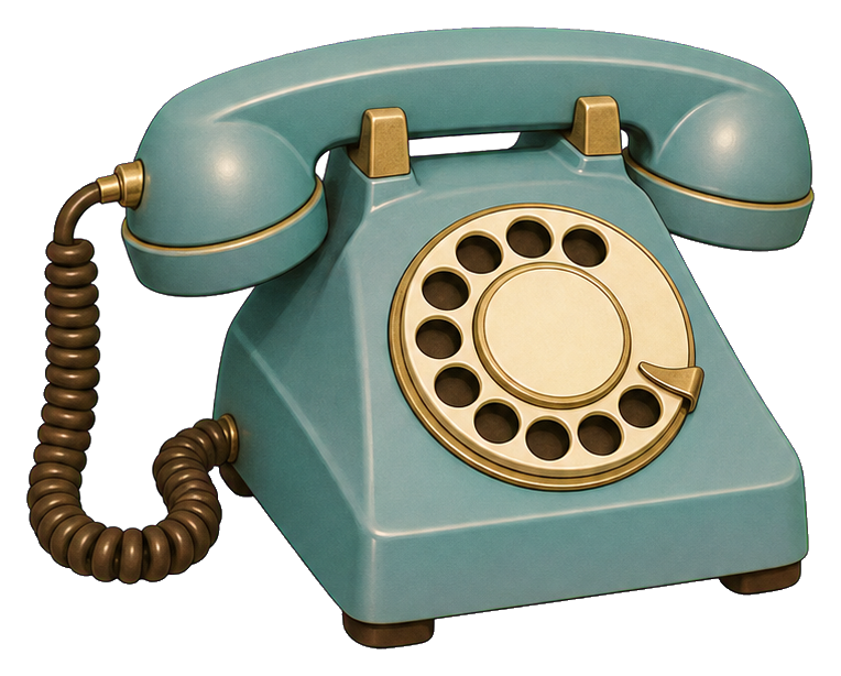 Preview for Rotary Dial Telephone Sticker