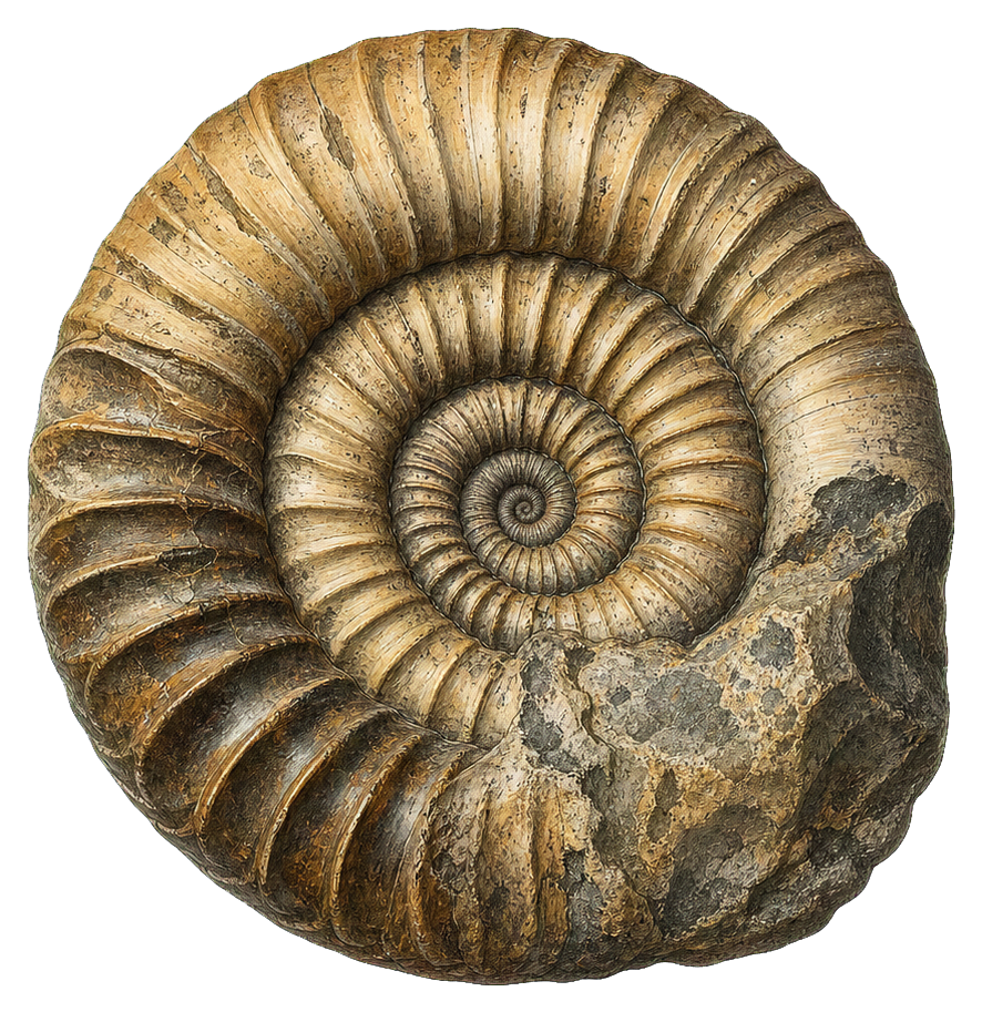 Preview for Ammonite Fossil Sticker