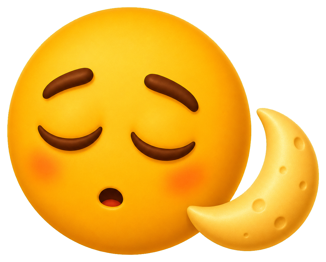 Preview for Sleepy Mood Face Sticker