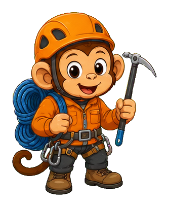 Preview for Mountain Climber Monkey Sticker