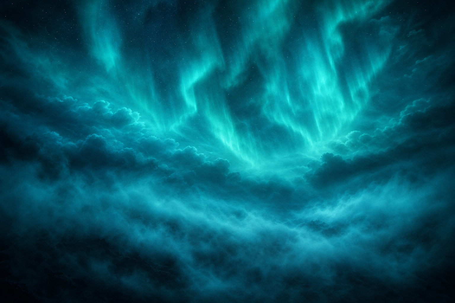 Preview for Aurora Night Sky Glow Background