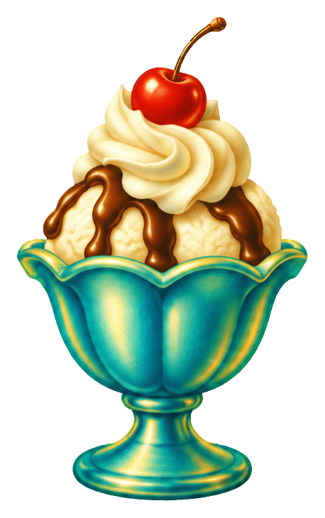 Preview for Airbrush Sweet Treats Cherry Sundae