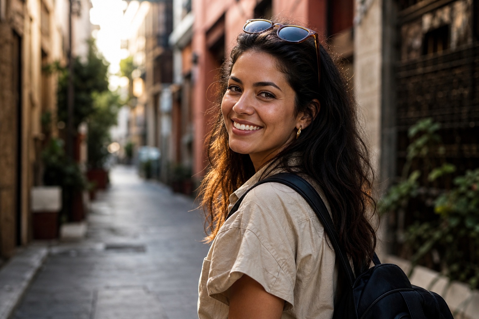 Preview for Street Portrait Travel Background