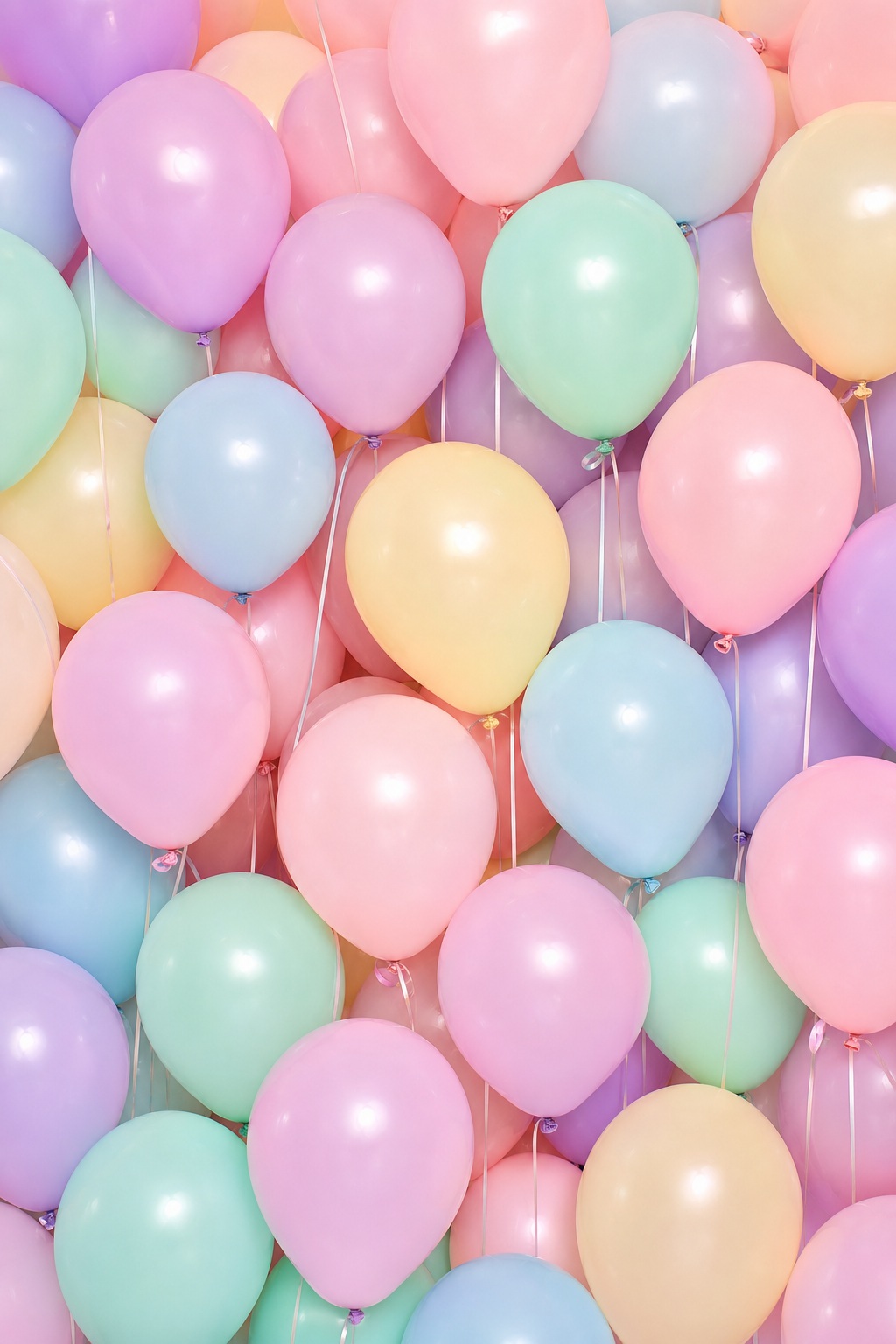 Preview for Pastel Balloon Wall Stock Background
