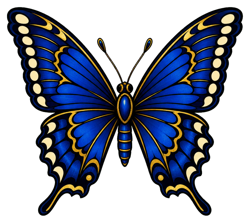 Preview for Cobalt Swallowtail Butterfly Sticker