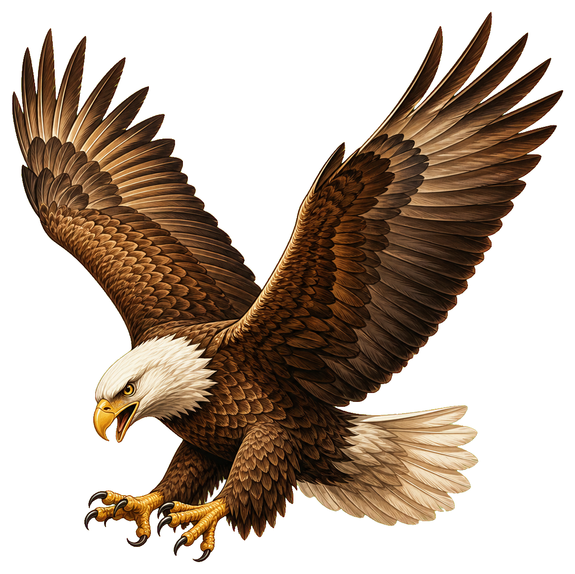 Preview for Eagle Swoop Pose Sticker