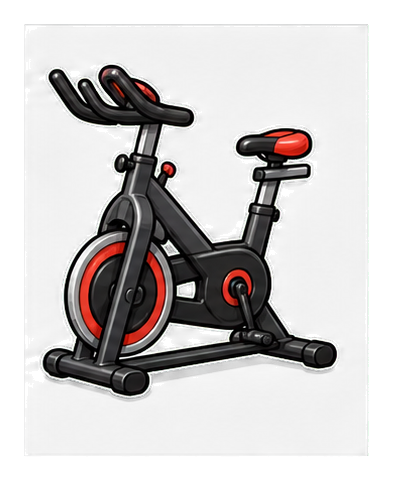 Preview for Exercise Bike Sticker Graphic