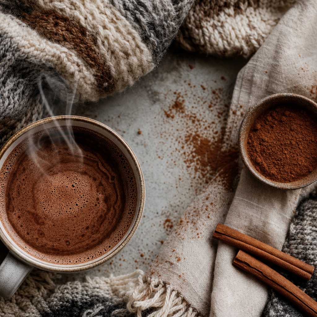 Preview for Cozy Winter Cocoa Stock Background