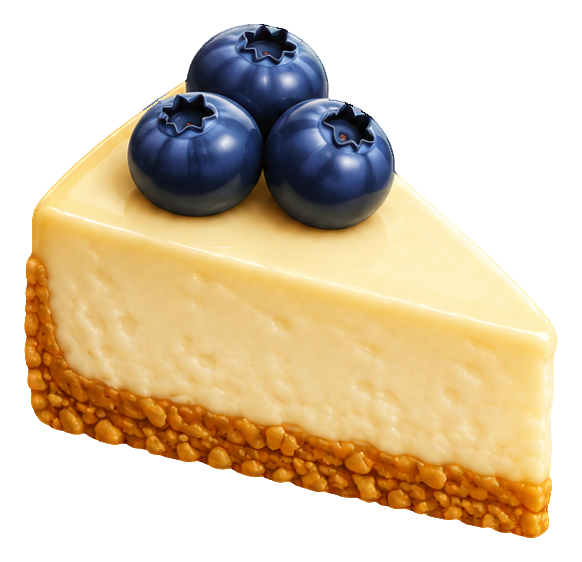 Preview for 3d Dessert Delights Blueberry Cheesecake
