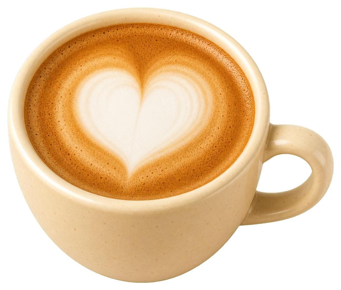 Preview for Cappuccino Foam Heart Sticker
