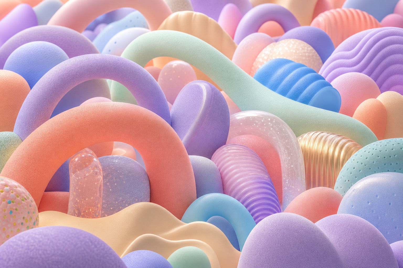 Preview for Pastel 3d Arch Field Background