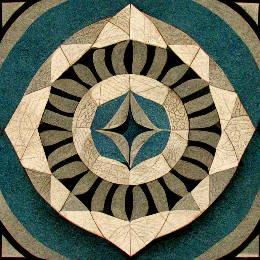 Preview for Geometric-mosaic-art-template-ai-images-background-05e5f