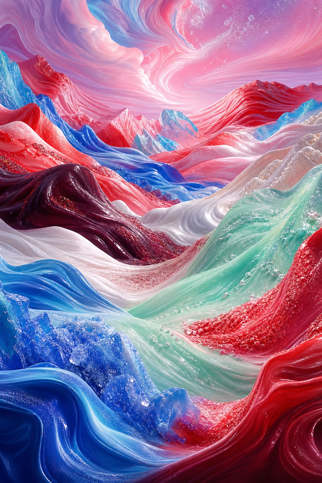 Preview for Surreal Candy Landscape Background